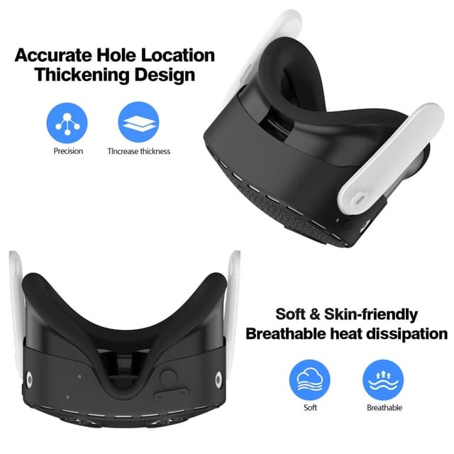 Til Meta Quest 3S beskyttende etui VR Headset Silikone Cover