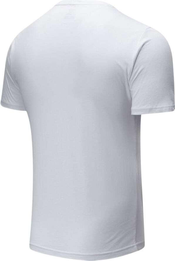 New Balance Essentials Stacked Logo T-shirt Hvid
