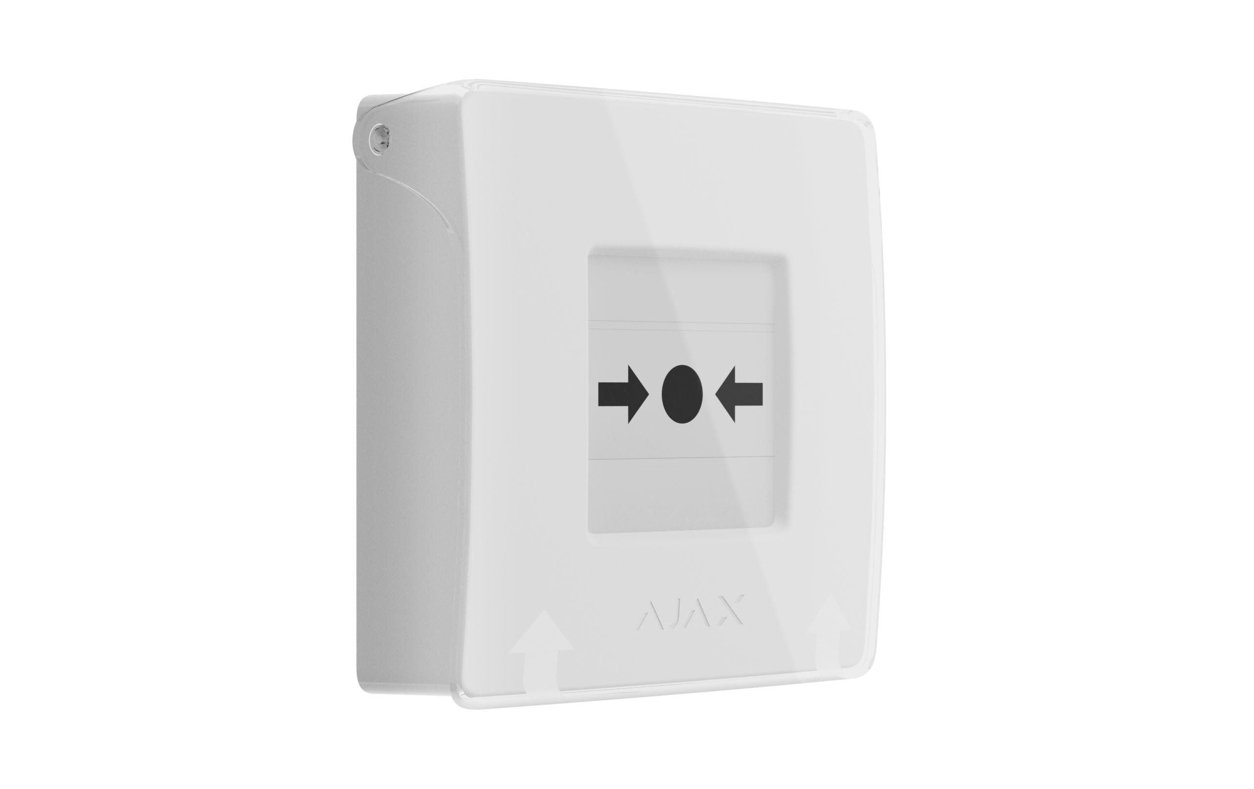 Funk-Taster ManualCallPoint (White) Jeweller Weiss<br>Funk-Druckknopfmelder mit rücksetzbarem Auslöseelement und programmierbaren Szenarien