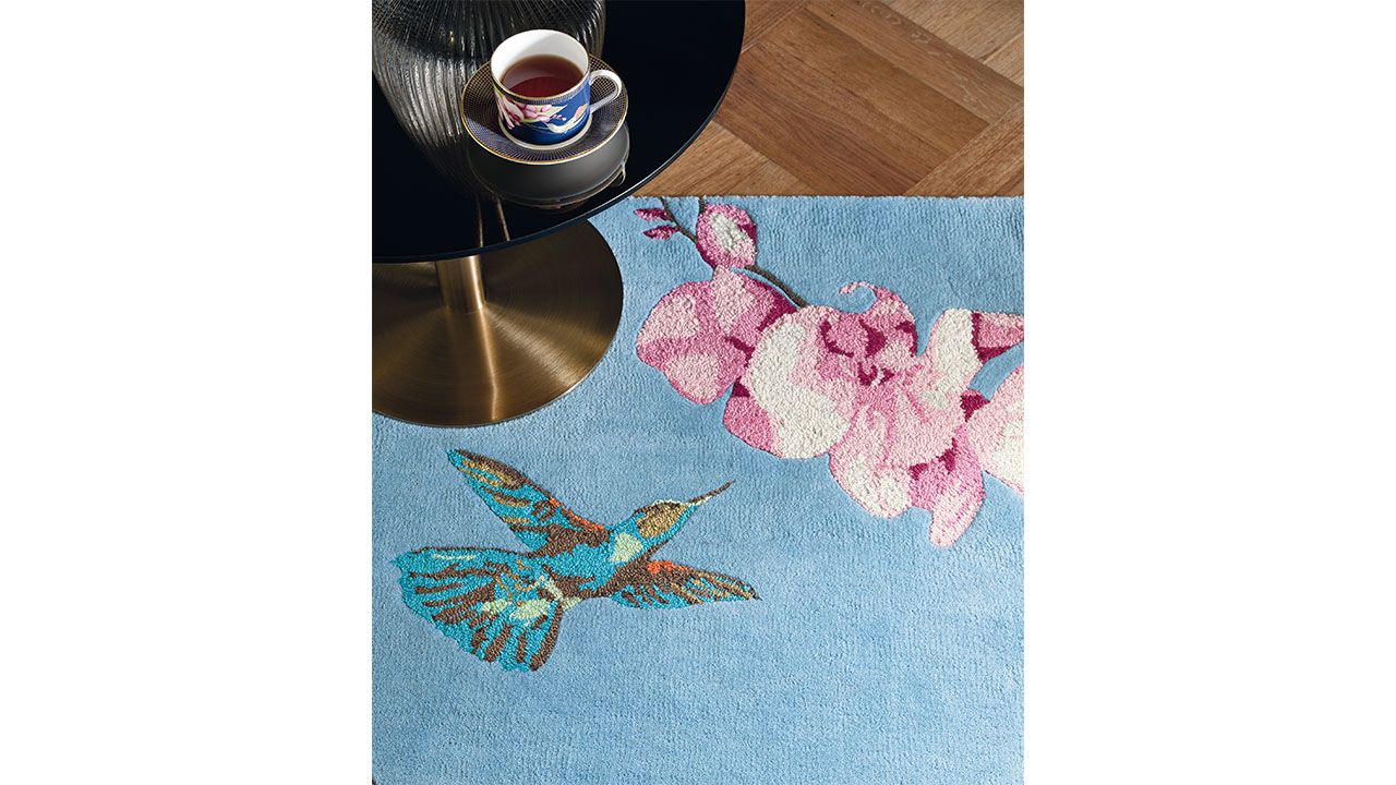 Vloerkleed Blue 37808 Hummingbird  | Wedgwood Home