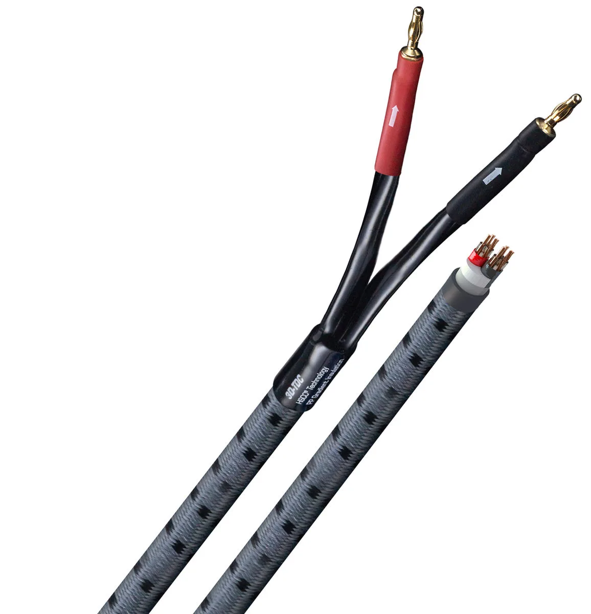 Real Cable 3D-TDC (2 x 3 m) Câbles d'enceintes prémontés