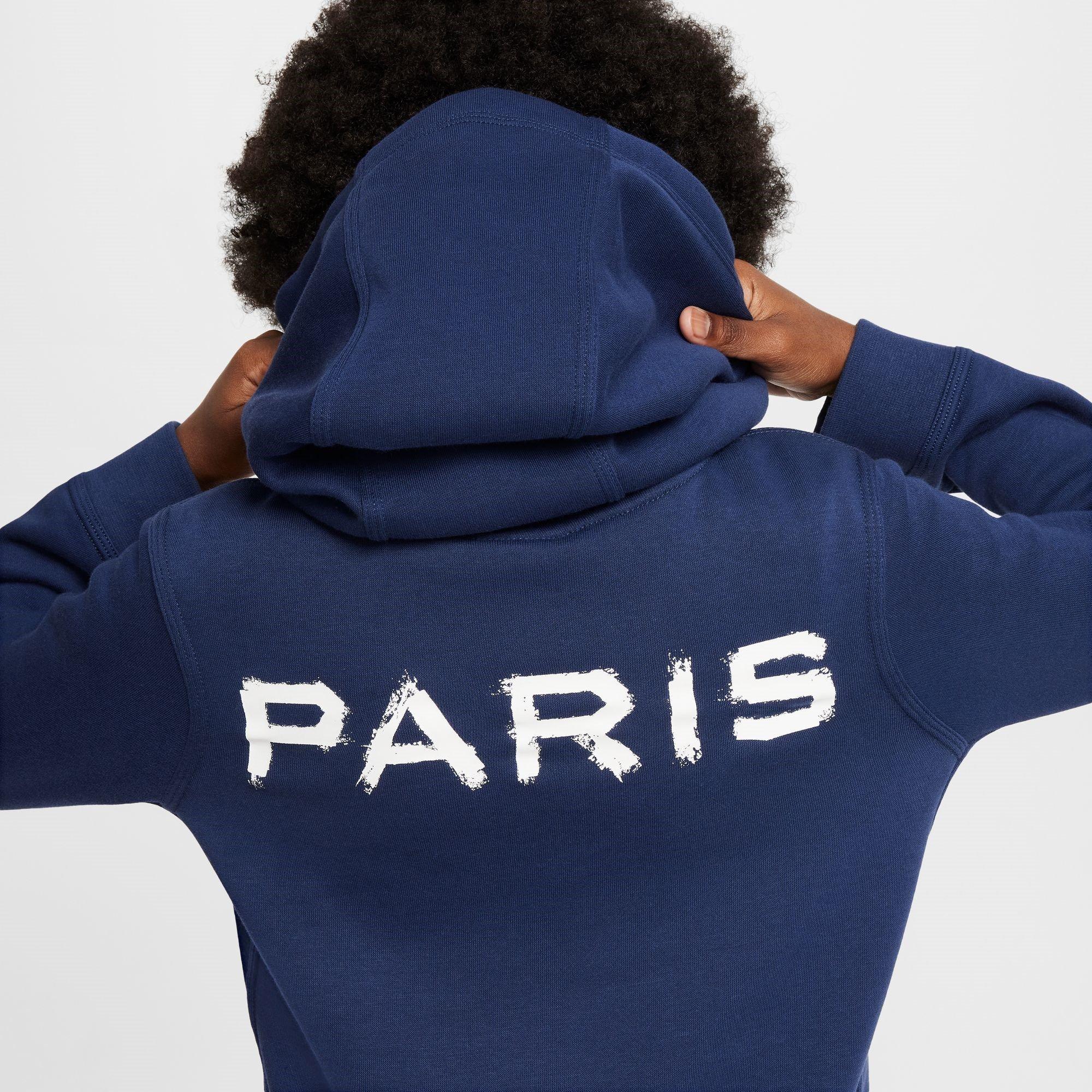 Nike Paris Saint Germain Pullover Hoodie Juniors