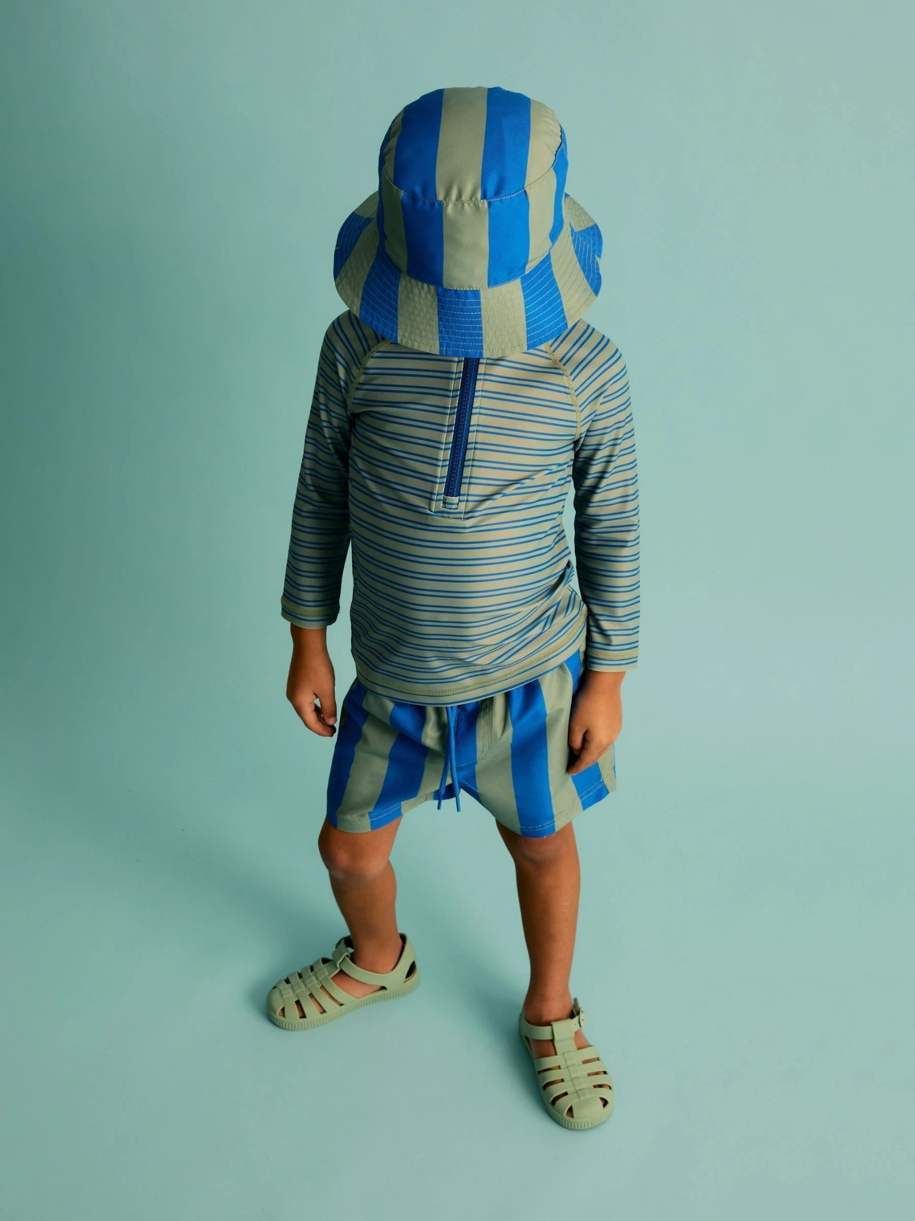 Blauw - KIDLY BY MORI Swim Shorts