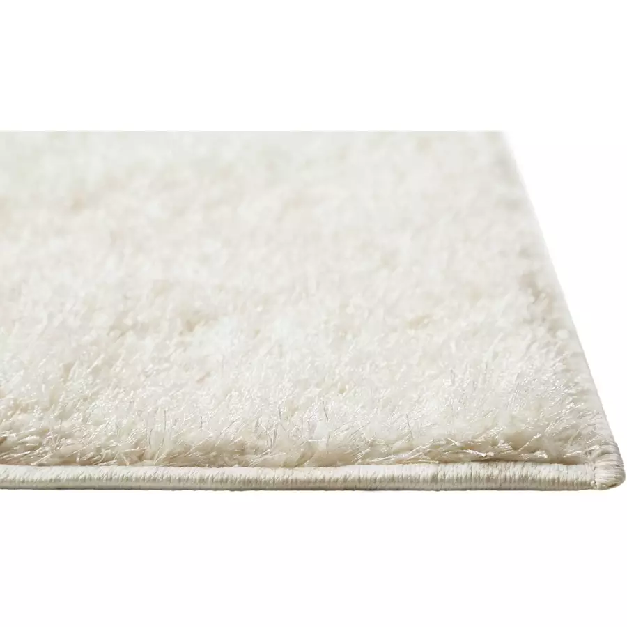 Wecon home basics Hochflorteppich Fanny creme weiß