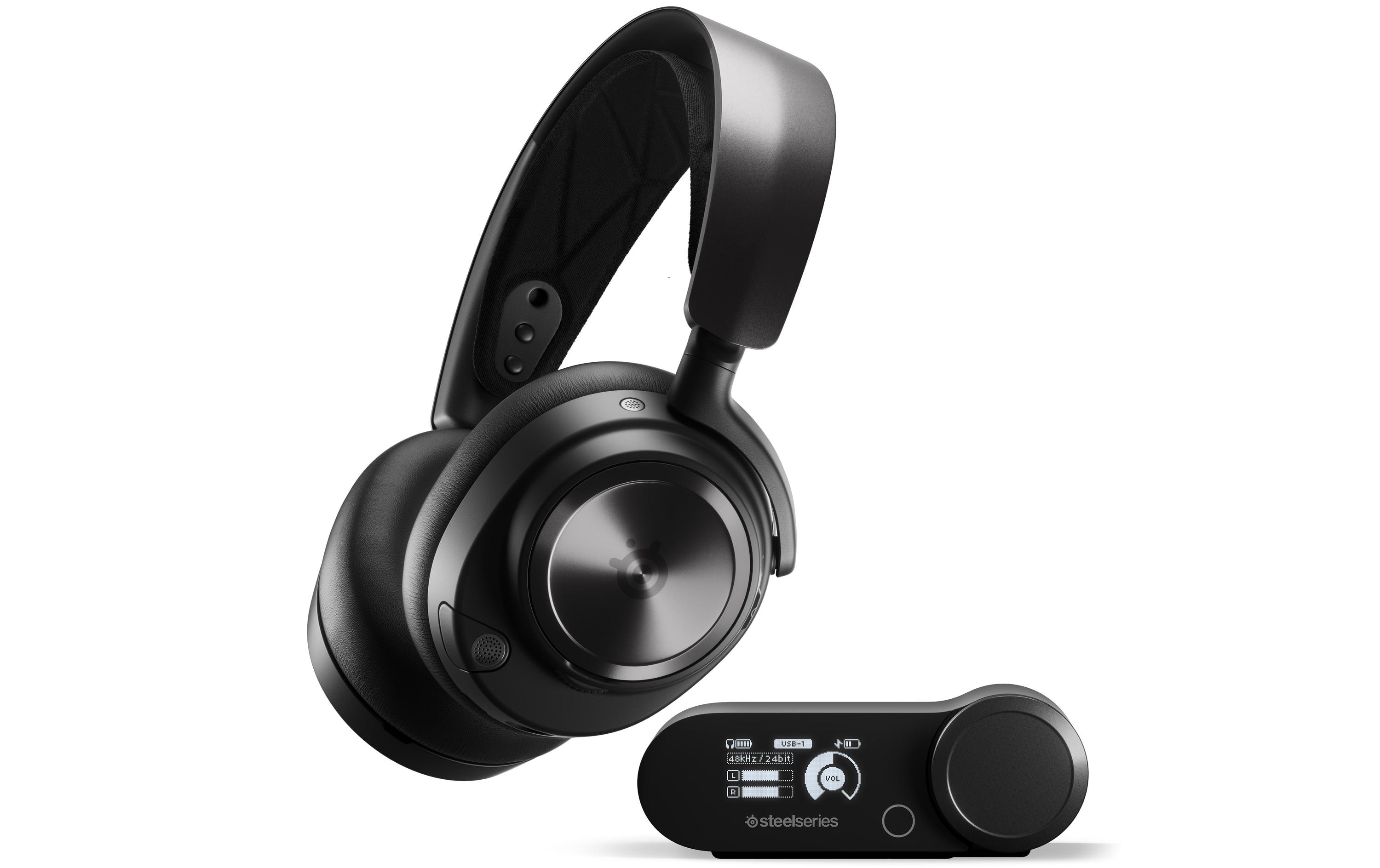 Headset Arctis Nova Pro Schwarz<br>Kopfhörer mit Hi-Res-Treibern und Sonar-Software