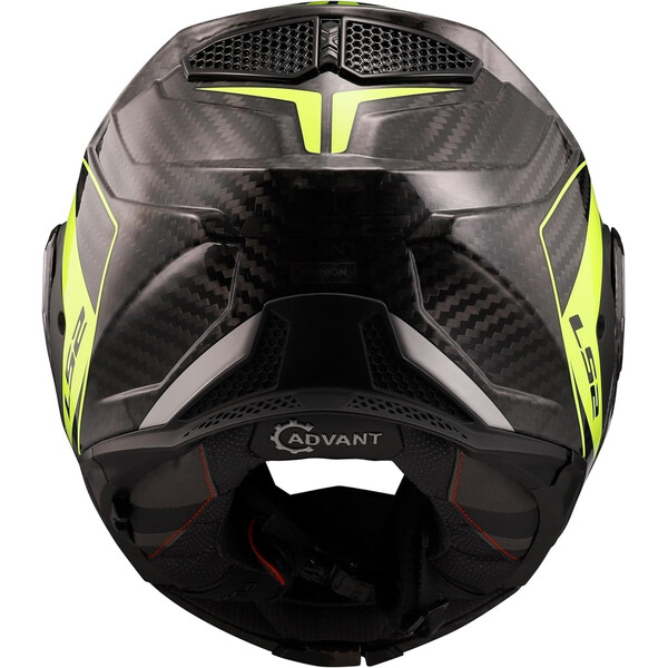 LS2 - Casque FF901 Advant X Carbon Future II Carbone / Jaune fluo / Brillant