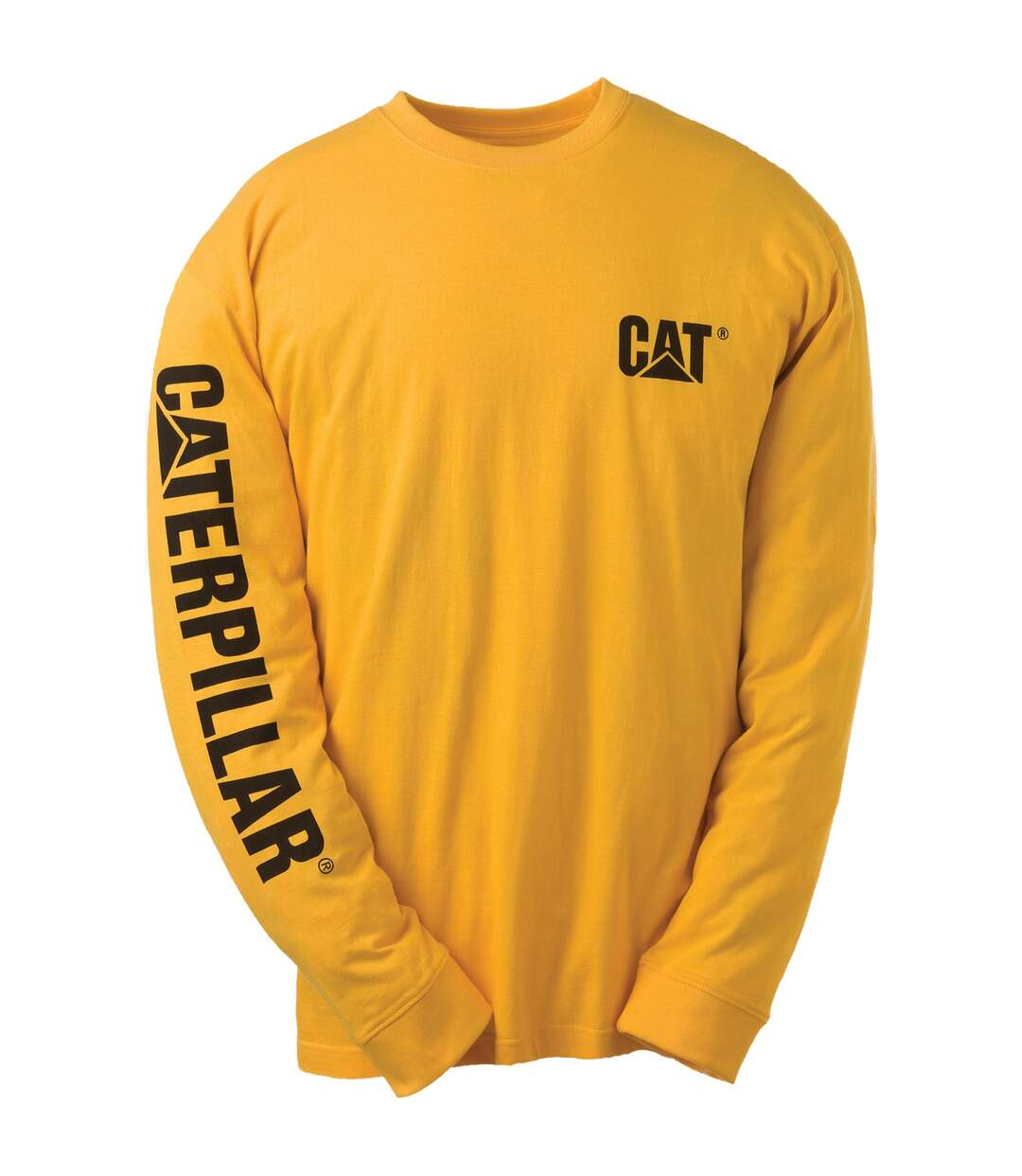 Caterpillar C1510034 - T-shirt à manches longues - Homme (Jaune) - UTFS1589