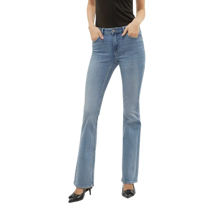 Vero Moda Flash Mid Rise Flared Jeans Dames