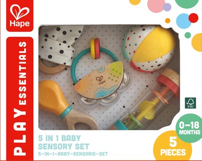Hape 5-i-1 Sensorisk Sett Baby