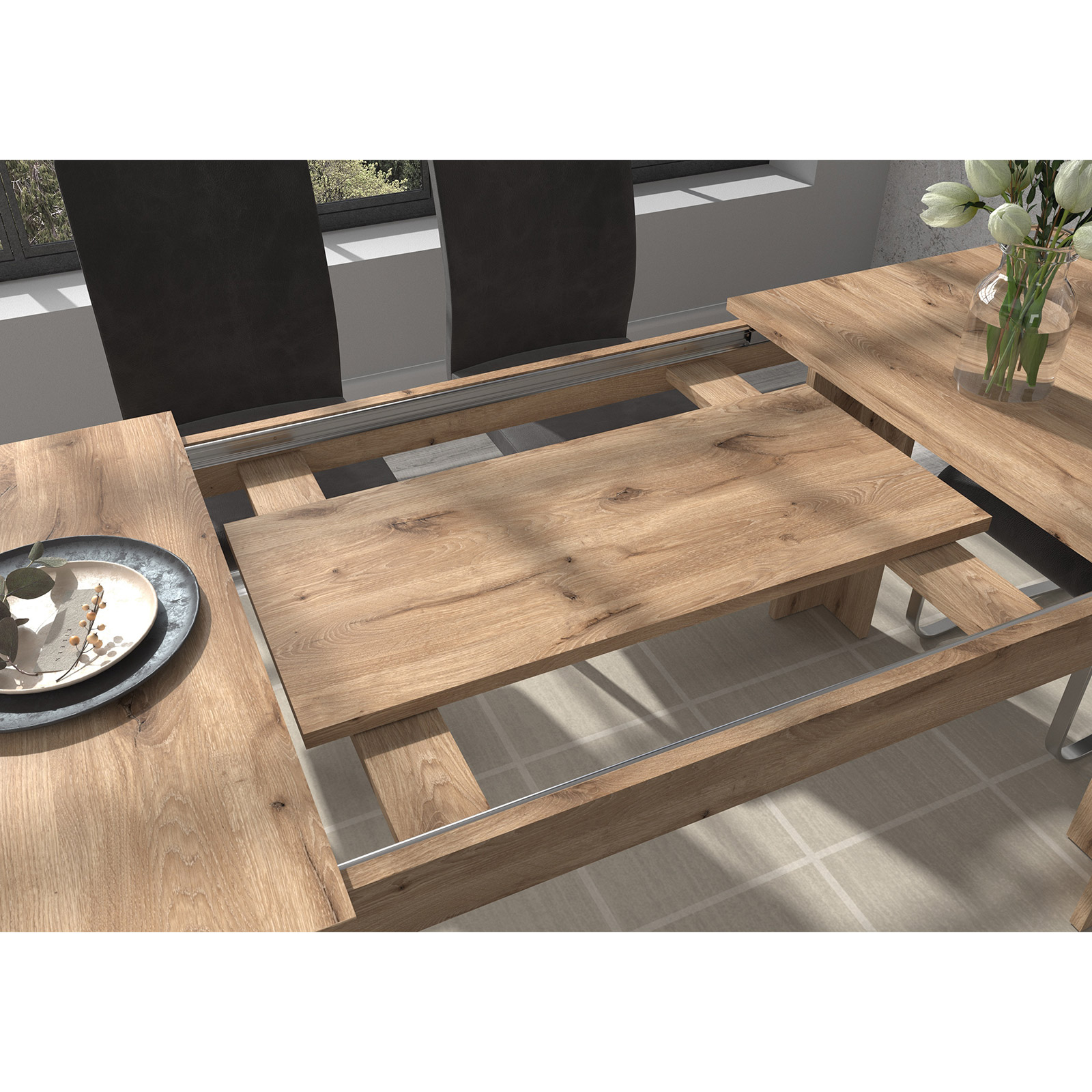 Esstisch PARMA - Viking Oak - ausziehbar