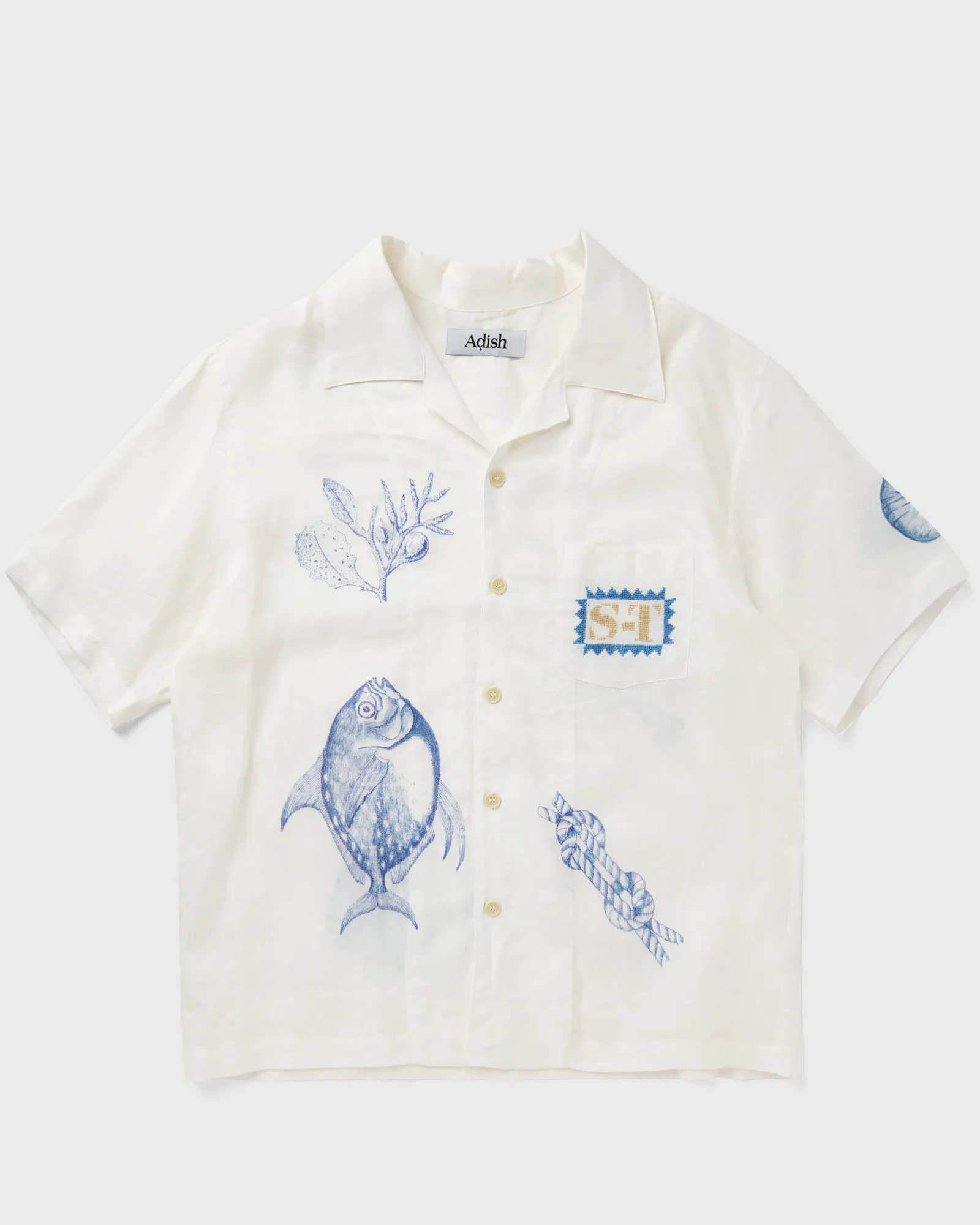 ADISH Adish by Small Talk Button-Down Short Sleeve Shirt