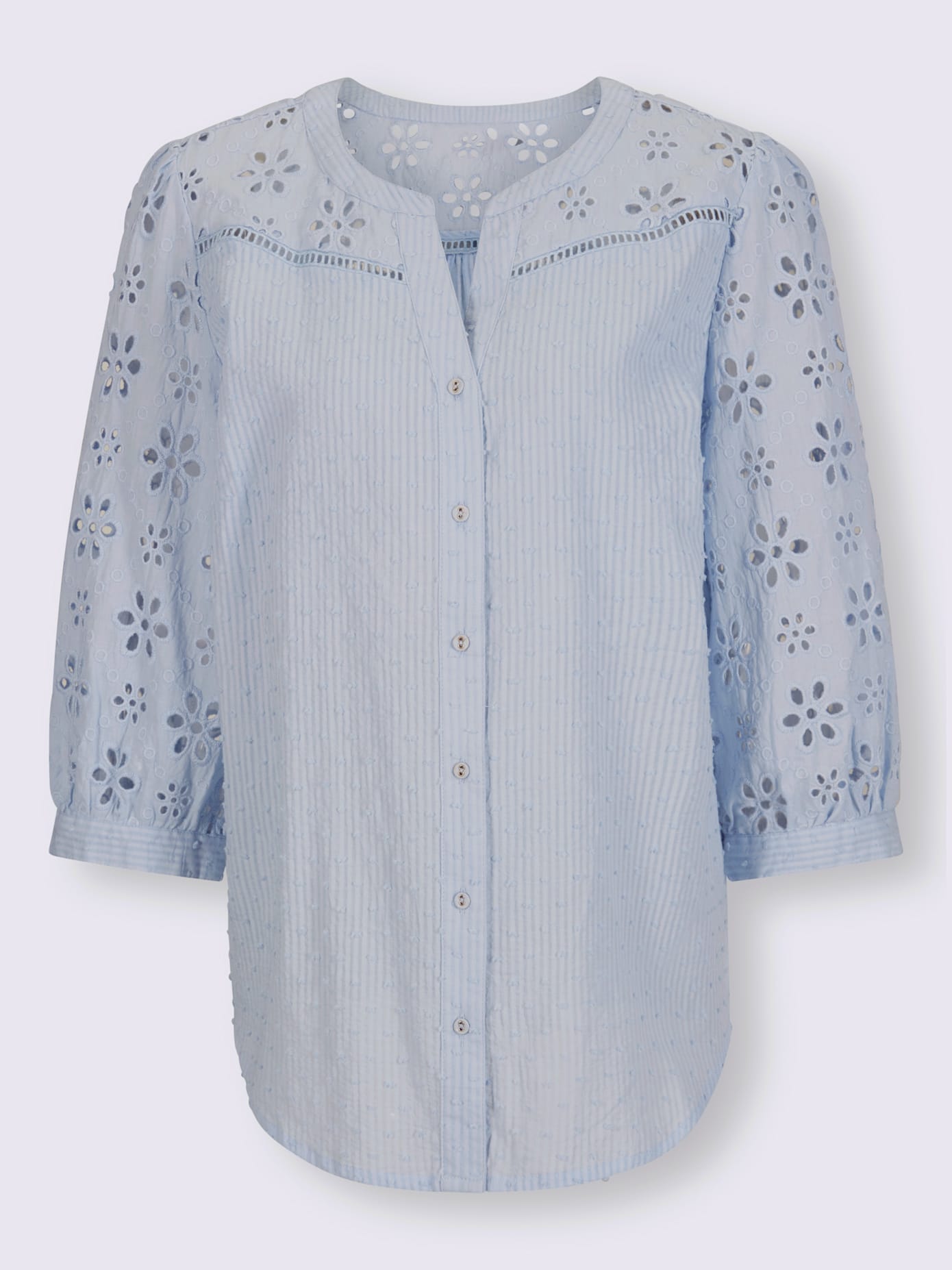 Chemisier look tendance avec ourlet arrondi