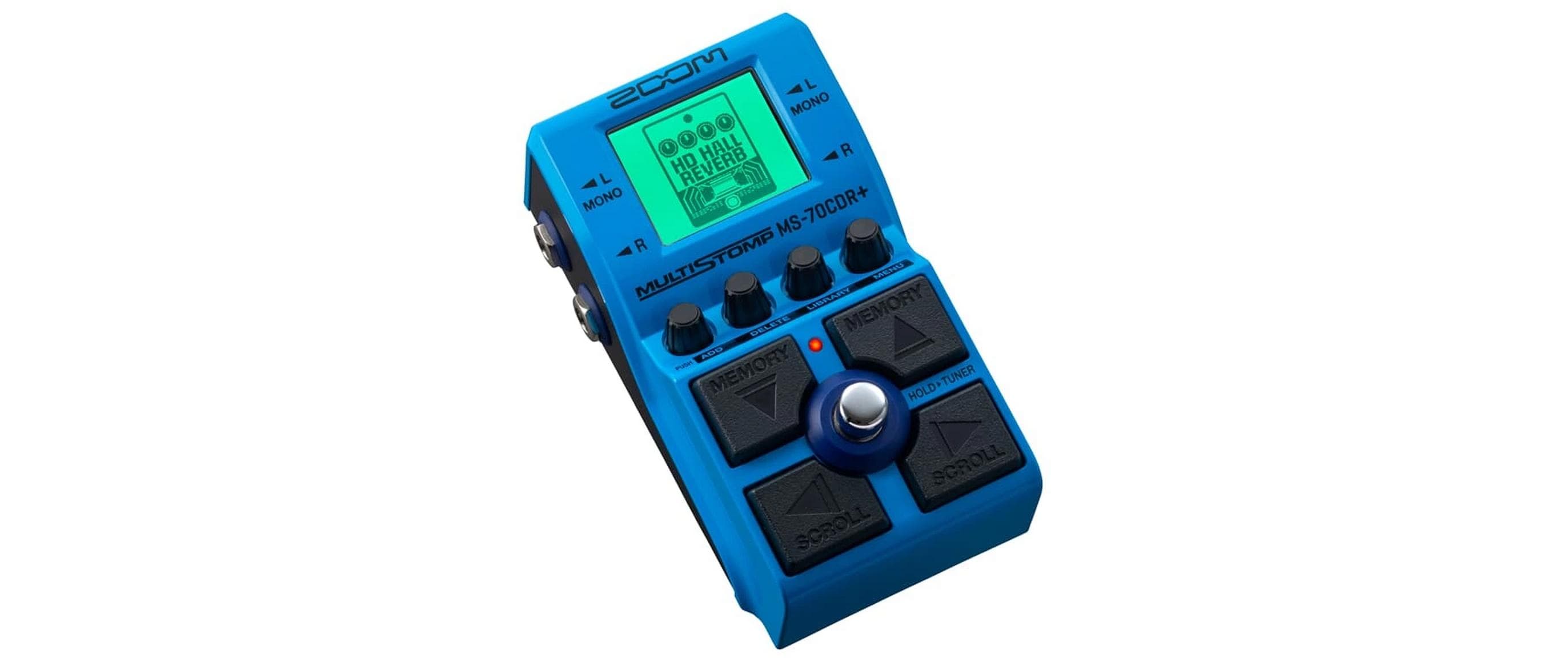 Effektgerät MS-70CDR+<br>Ein kleiner «Stomp» für einen Musiker – Ein grosser Sprung für seine Chorus-, Delay- & Reverb-Effekte
