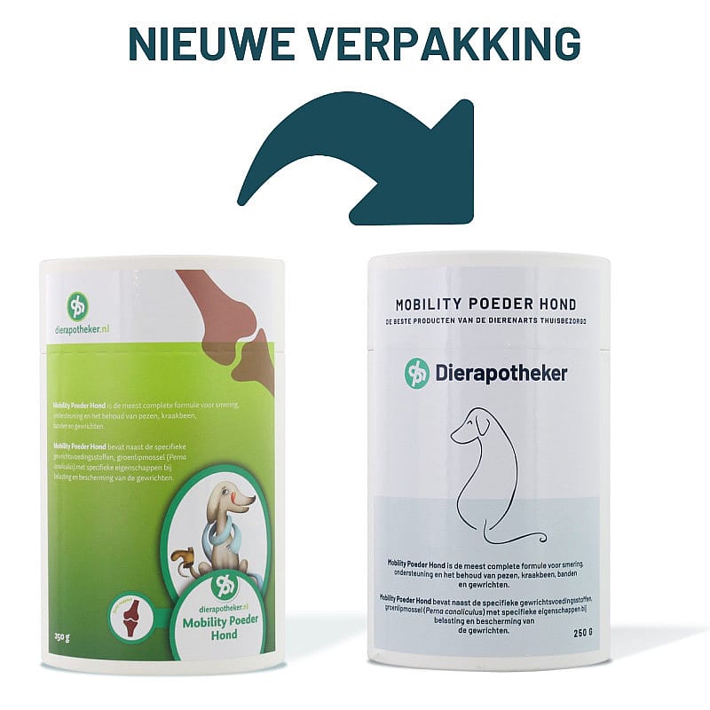 Mobility Poeder Gewrichten Hond Dierapotheker.nl 250 gram
