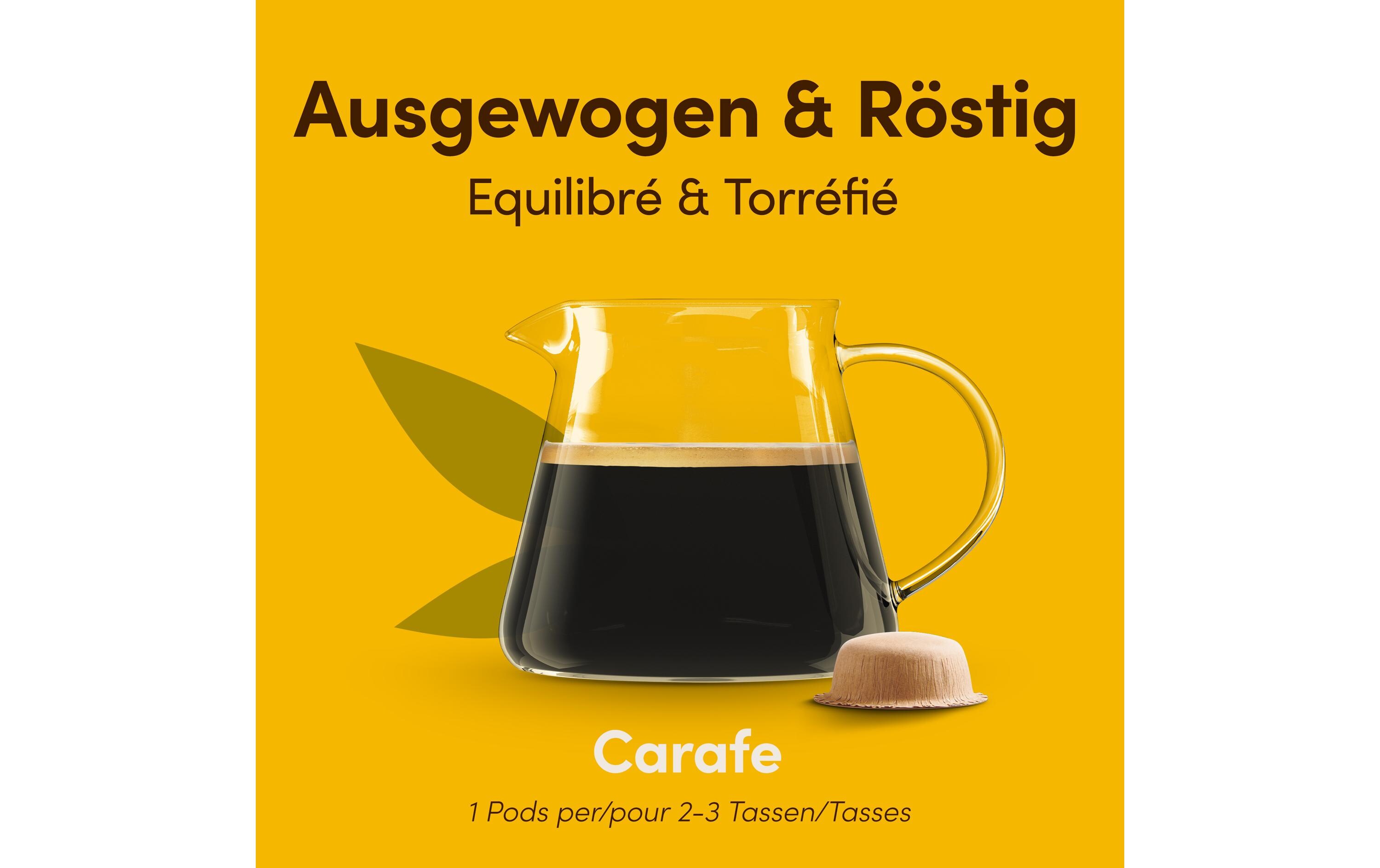 Kaffee-Pods Carafe 8 PortionenPods für die Nescafé Dolce Gusto NEO Kaffeemaschine von Delonghi