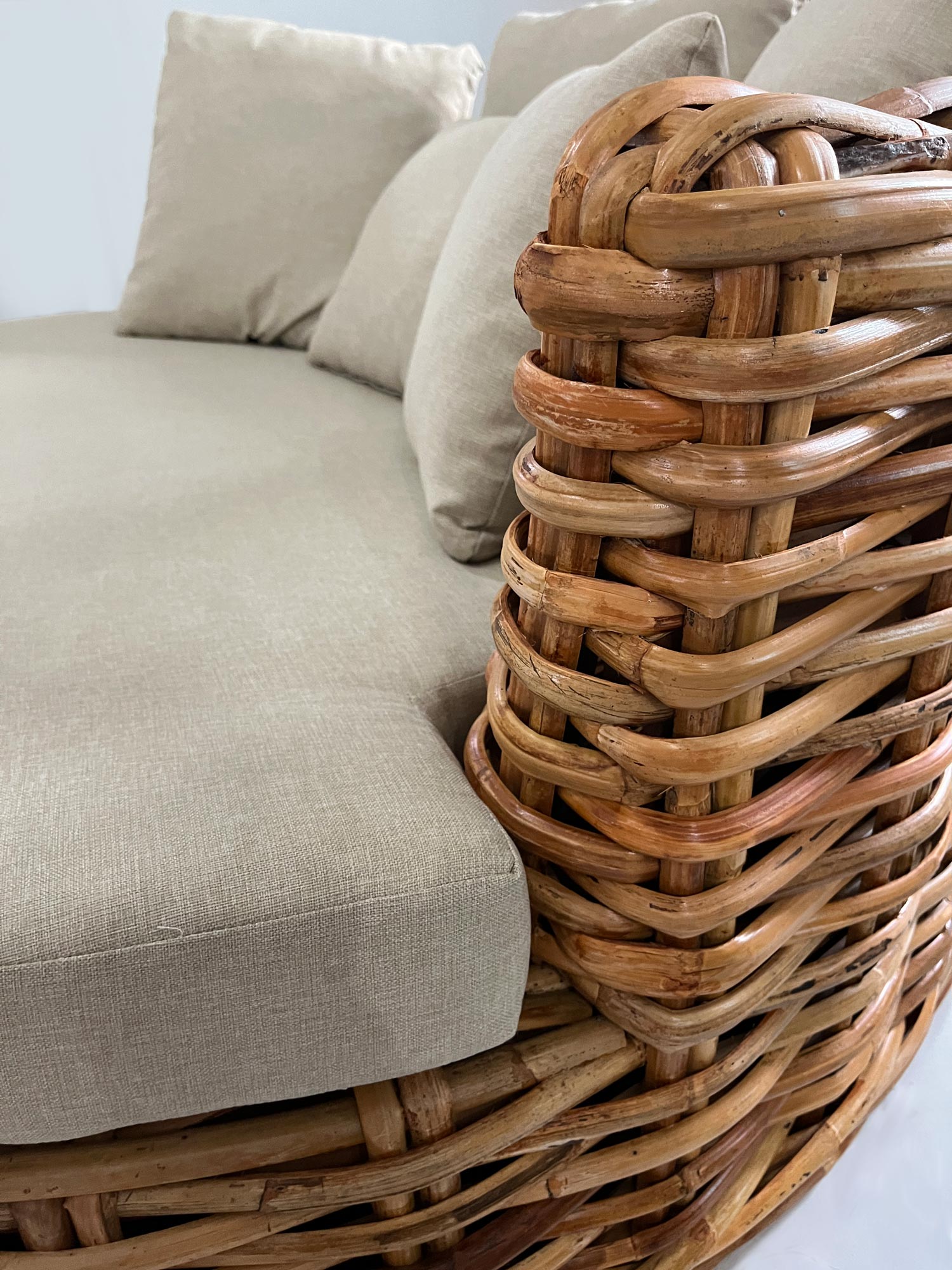 Daybed 'Belice' aus Rattan, Ø 155 cm, H 67 cm günstig bestellen