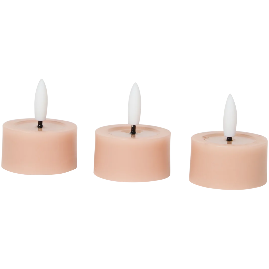 Bougies chauffe-plats LED avec minuterie