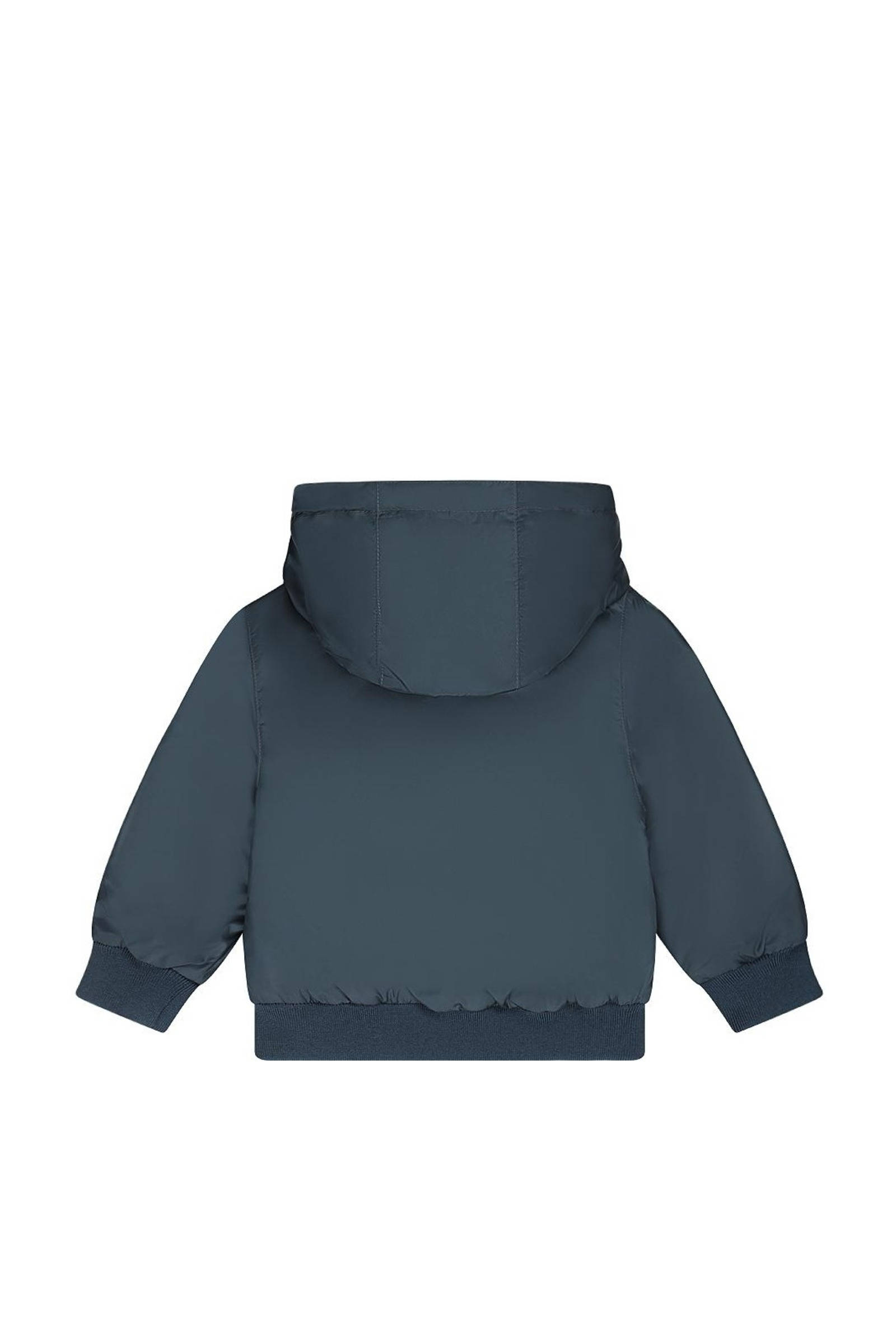 Dirkje zomerjas Jacket met contrastbies donkerblauw