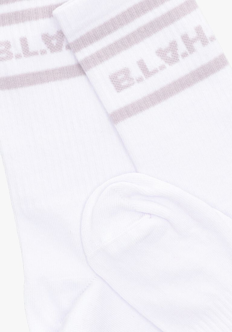 B.L.A.H. witte b.l.a.h. sokken blah socks