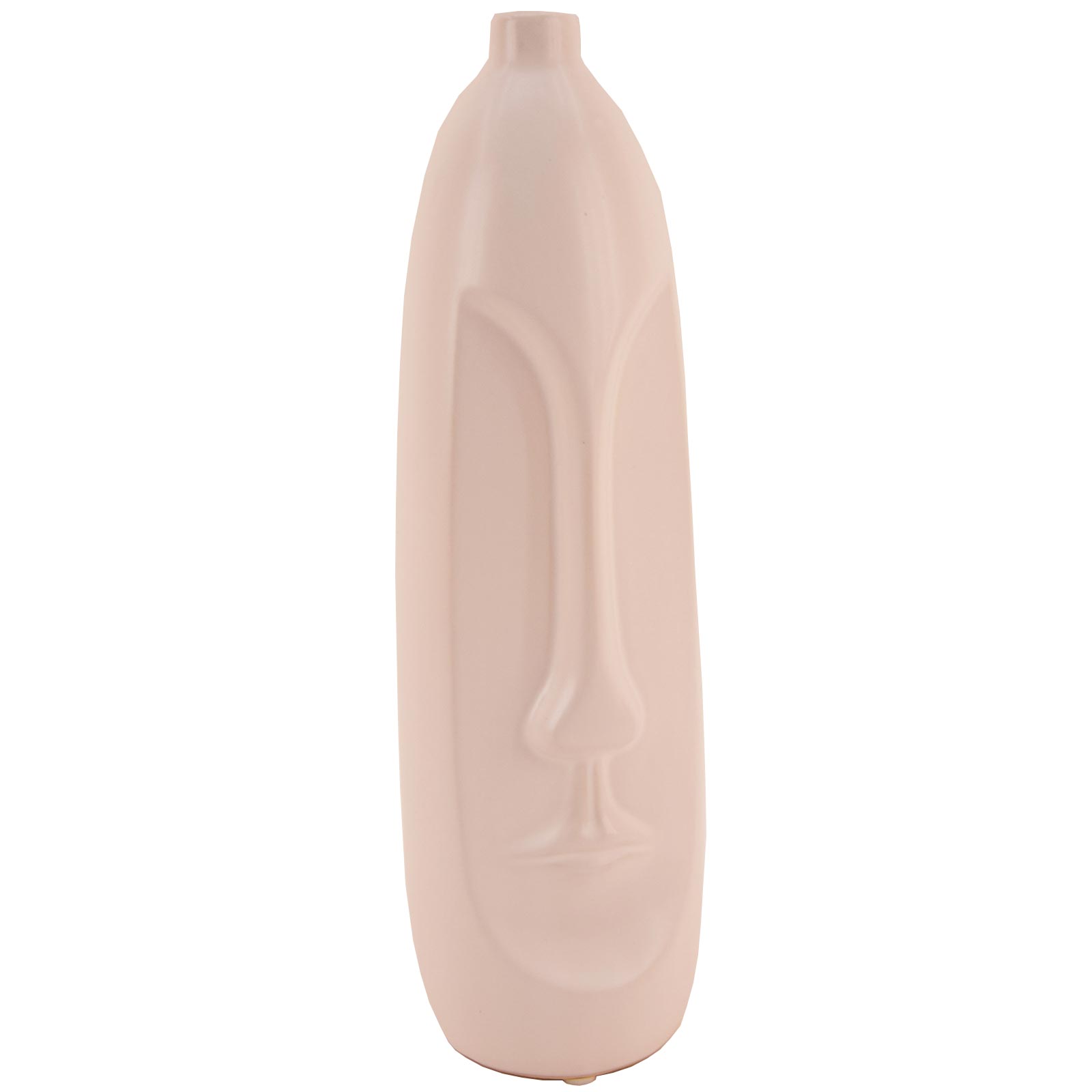 Objekt-Vase - weiß - Keramik - 30 cm