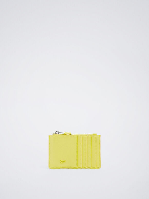 Porta-cartões básico - Amarelo