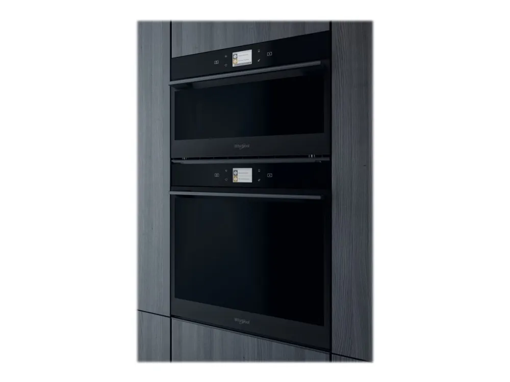 Whirlpool W Collection W9 OM2 4S1 P BSS - Ovn - til indbygning - niche - bredde: 56 cm - dybde: 55 cm - højde: 58.3 cm - med selv-rengøring - Klasse A  - sort stål