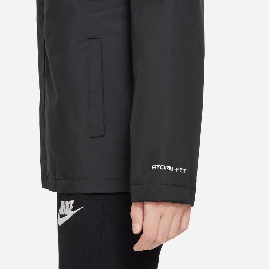 Nike NSW Storm-FIT Coupe-Vent Veste - Noir/Blanc Enfant