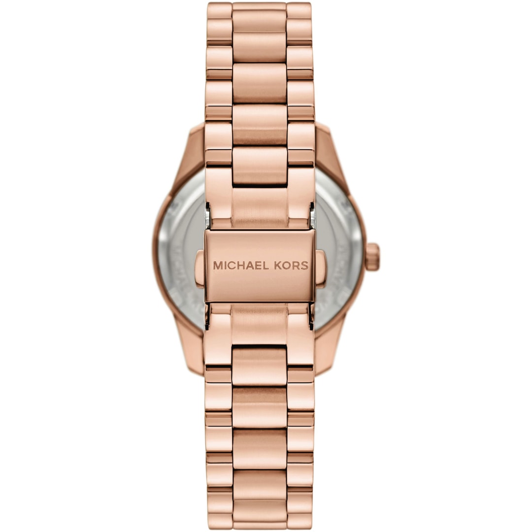 Michael Kors Lexington Lux Day Date Rosé / Blau