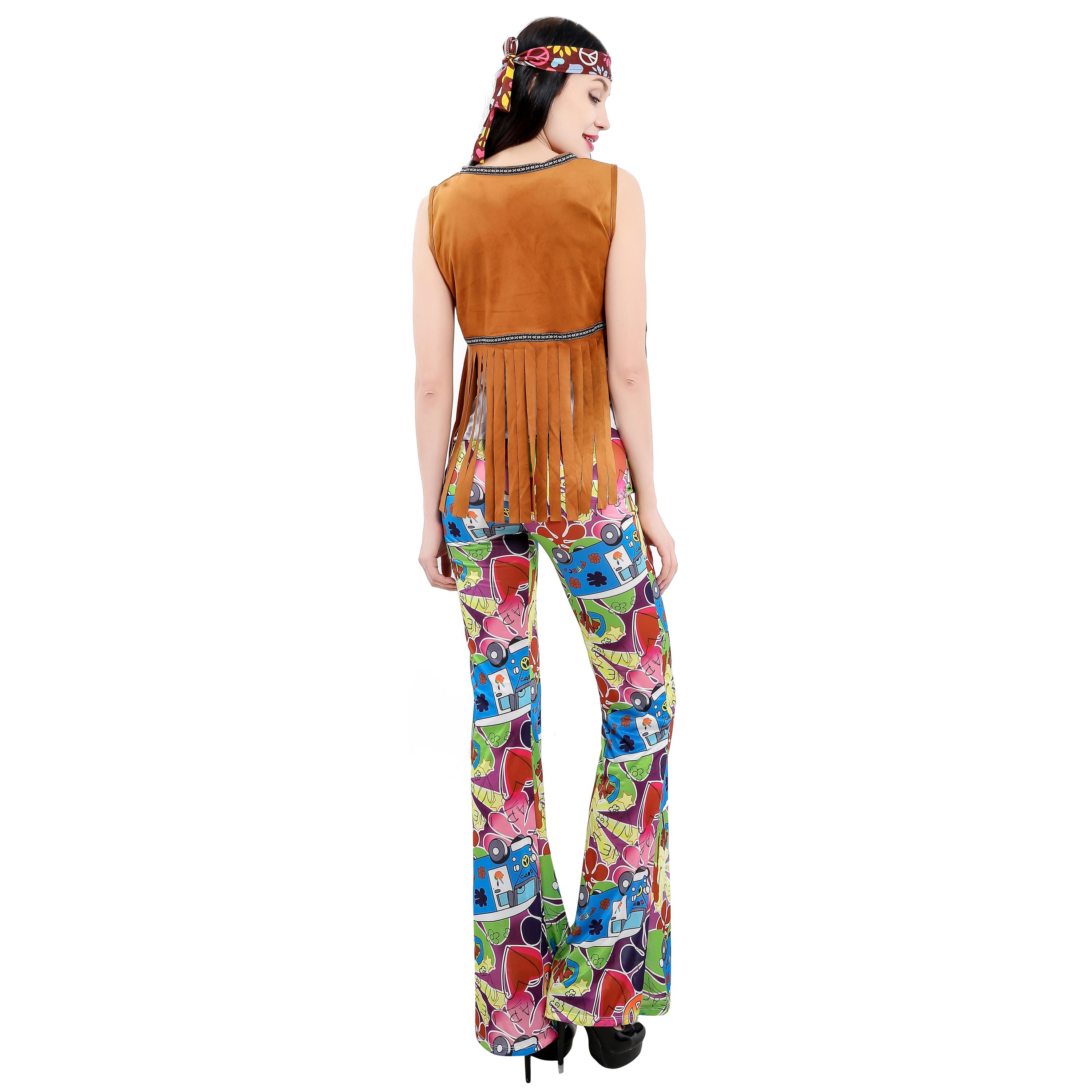 Kostüm Hippie Lady Grösse L