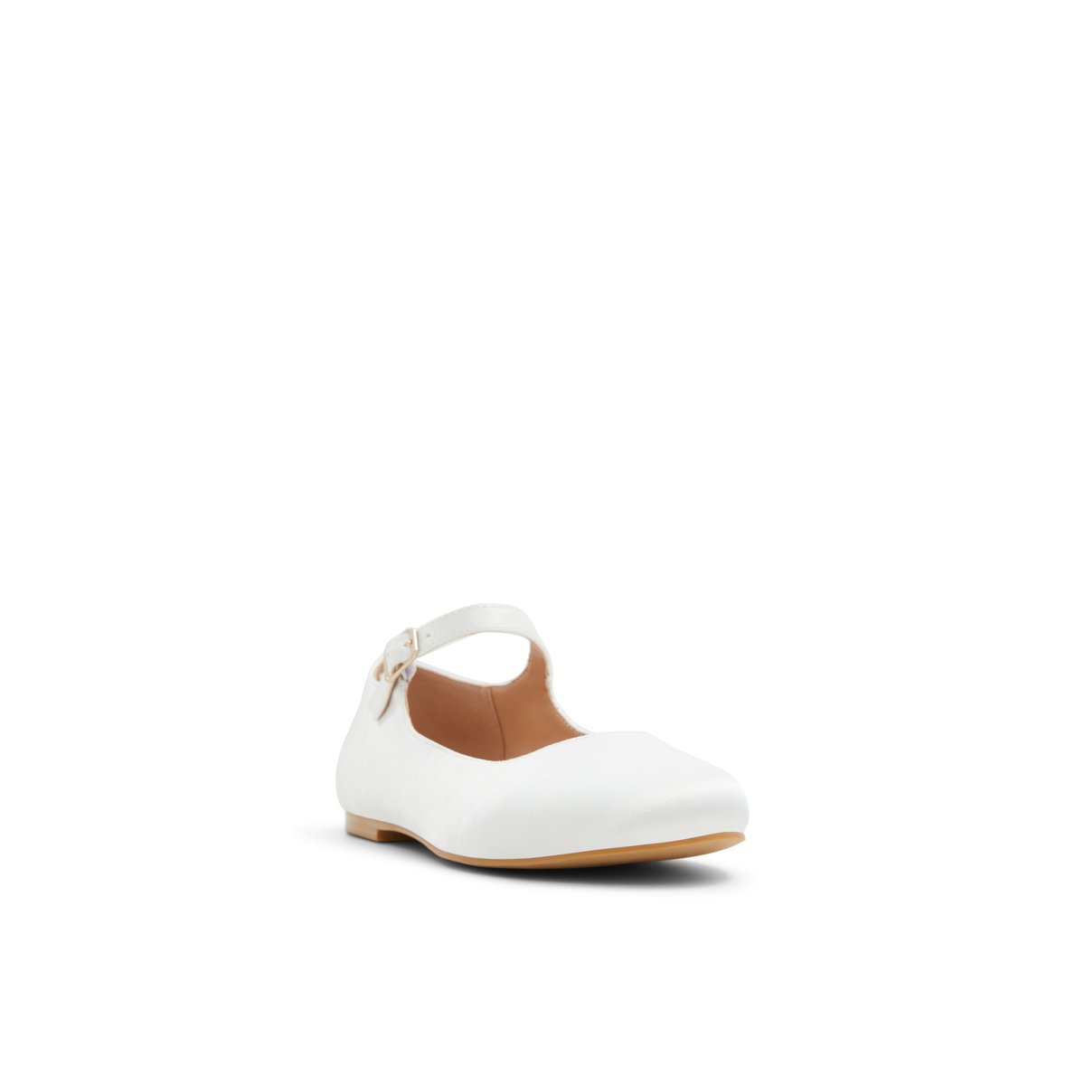 NO ANGEL-Charlotte-jg-Ballerine mary jane - Talon plat - Blanc