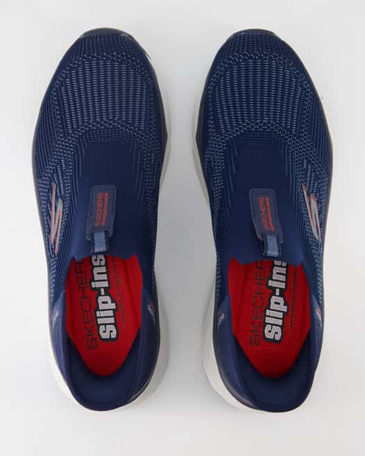 Skechers Max Cushioning Elite Advant Slipper in Blau