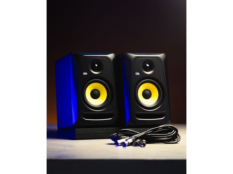 KRK Studiomonitore ROKIT 5 G3 Classic Pack Schwarz Professionelle Zwei-Wege-Studiomonitore