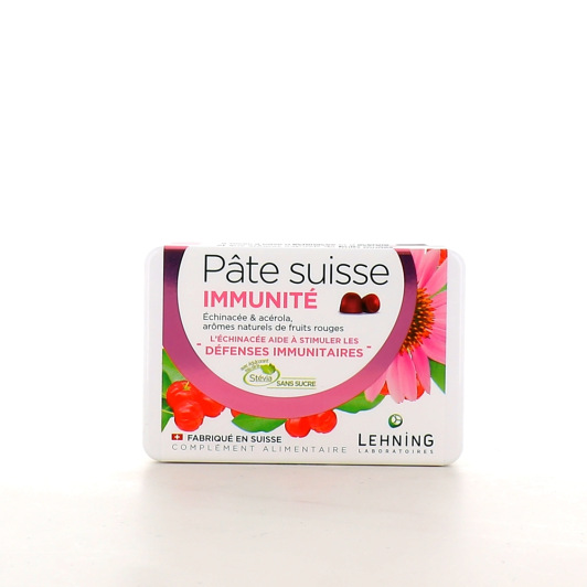 Lehning pate suisse échinacée acerola : système immunitaire