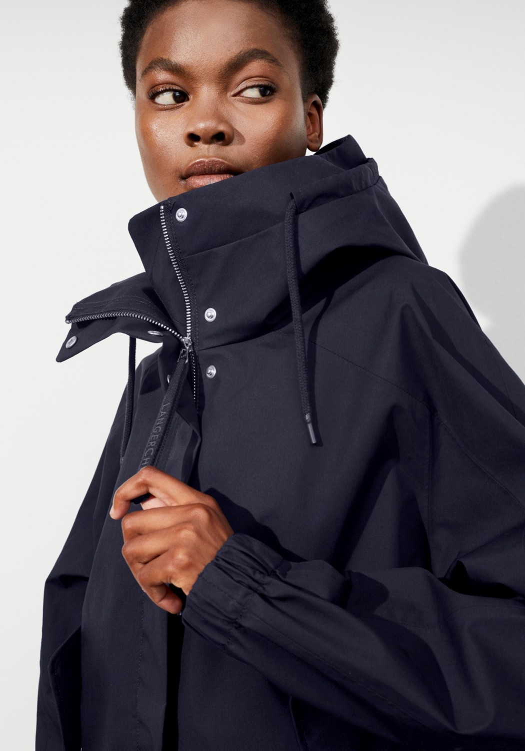 LangerChen Short-Parka Killeen Navy