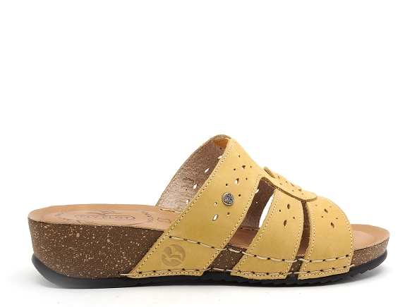 Flyflot mules et sabots plats femme flebo jaune