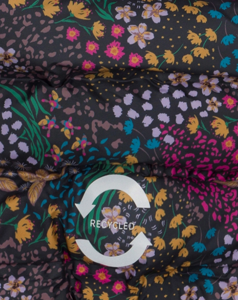 Steppjacke BLOSSOM AOP in huckleberry