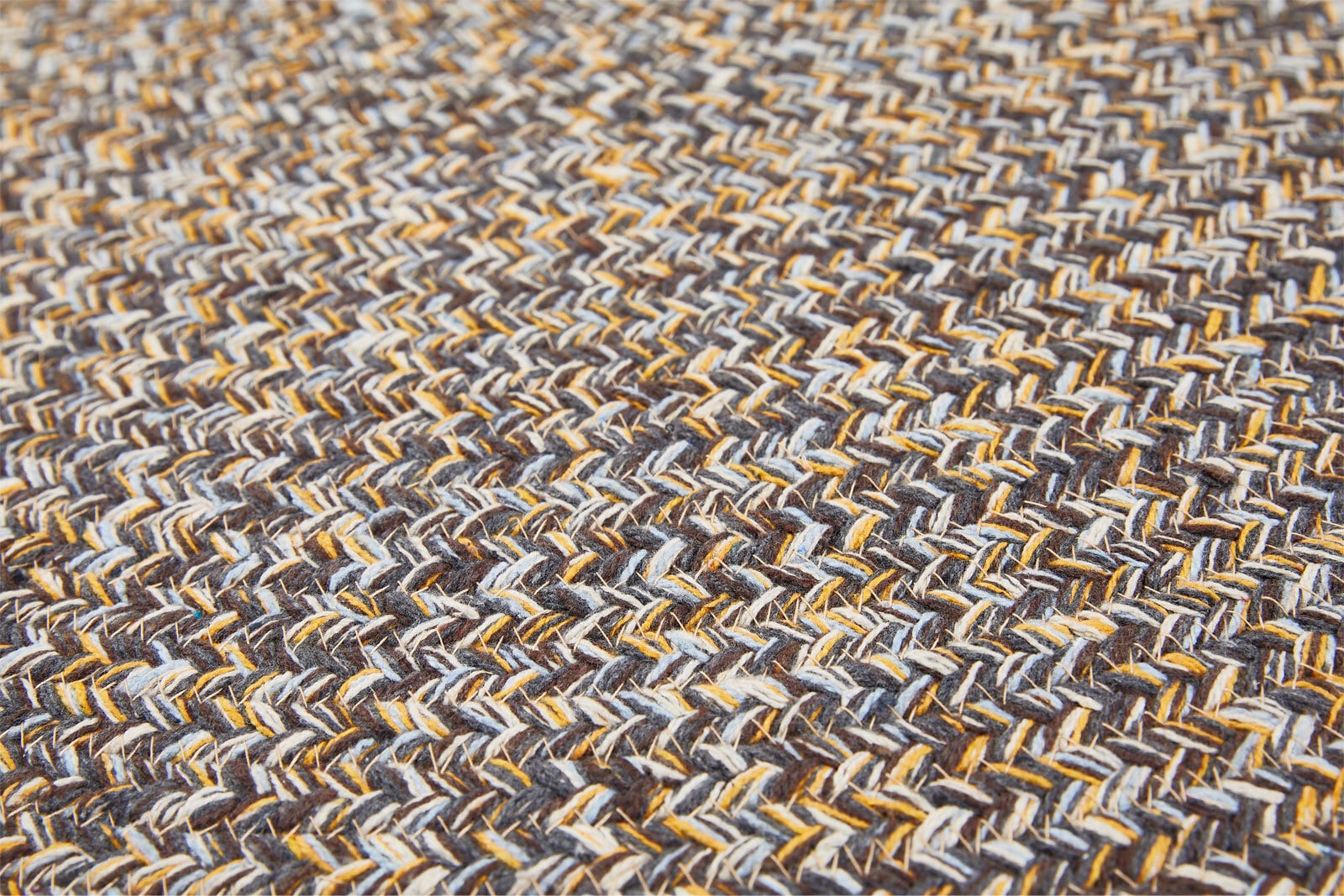 Teppich Valberg Ø 80 cm Grau/Gelb