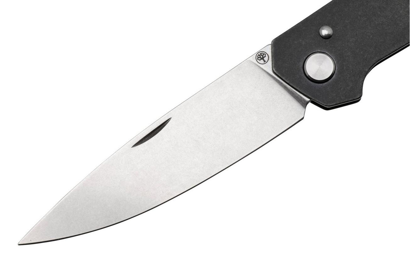 Böker Kihon Bifold 42a 110313, Stonewashed CPM MagnaCut, Black Stainless Steel zakmes, Lucas Burnley design