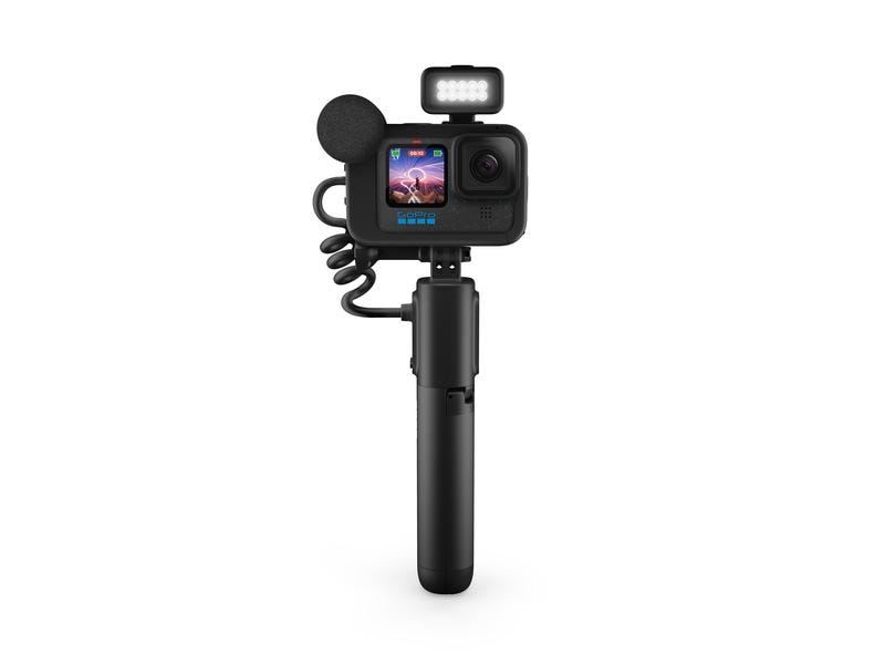GoPro Actionkamera HERO12 Black Creator Edition Ultimative Action-Kamera mit Stativ und Zubehör