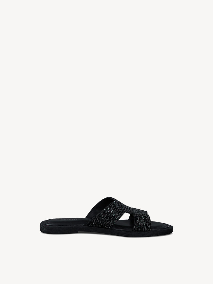 Leren Slipper - zwart