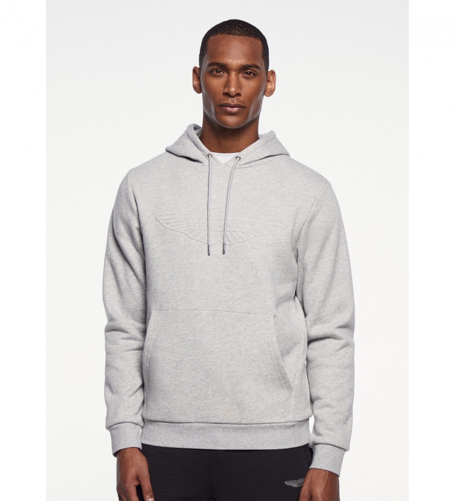 Moletom com capuz Hackett Embossed Grey