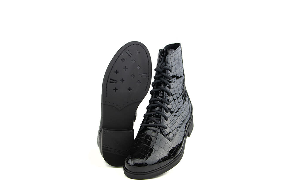 Durea Veterboot Zwart Croco K