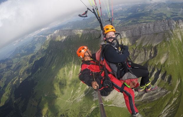 Tandemflug Thermikflug in Marbach als Geschenkidee