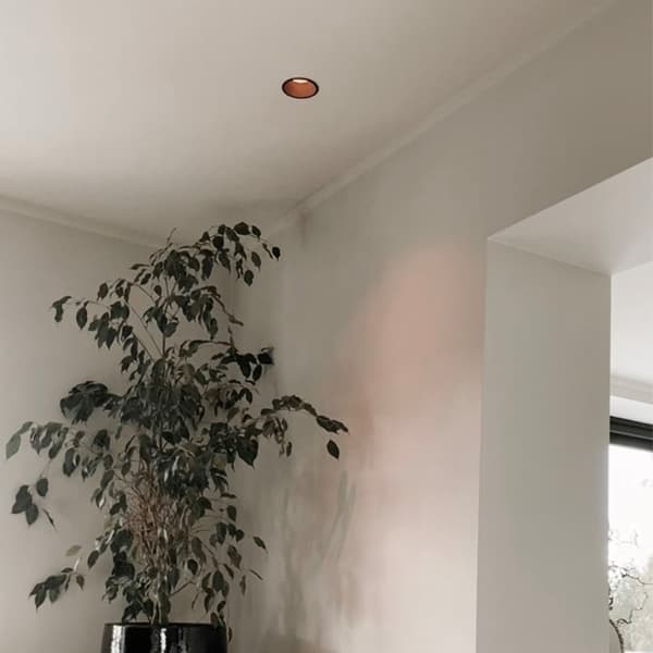 Namron Alfa Soft Trimless Downlight WarmDim 10W matt sort