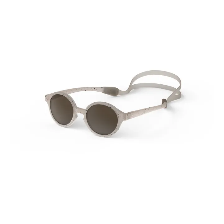 IZIPIZI Lunettes de Soleil #B Effet Moucheté Bébé | Ecru