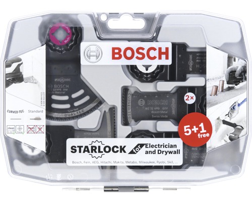 Bosch Starlock Elektricien & Gipsplaatset 6-delig