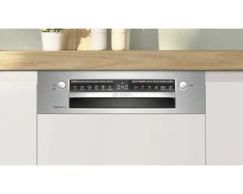 Bosch SPI4HKS49E halfgeïntegreerde vaatwasser, 44,8 x 81,5 x 57,3 cm, voor 10 couverts, inhoud 8,9 l, 44 dB(A)
