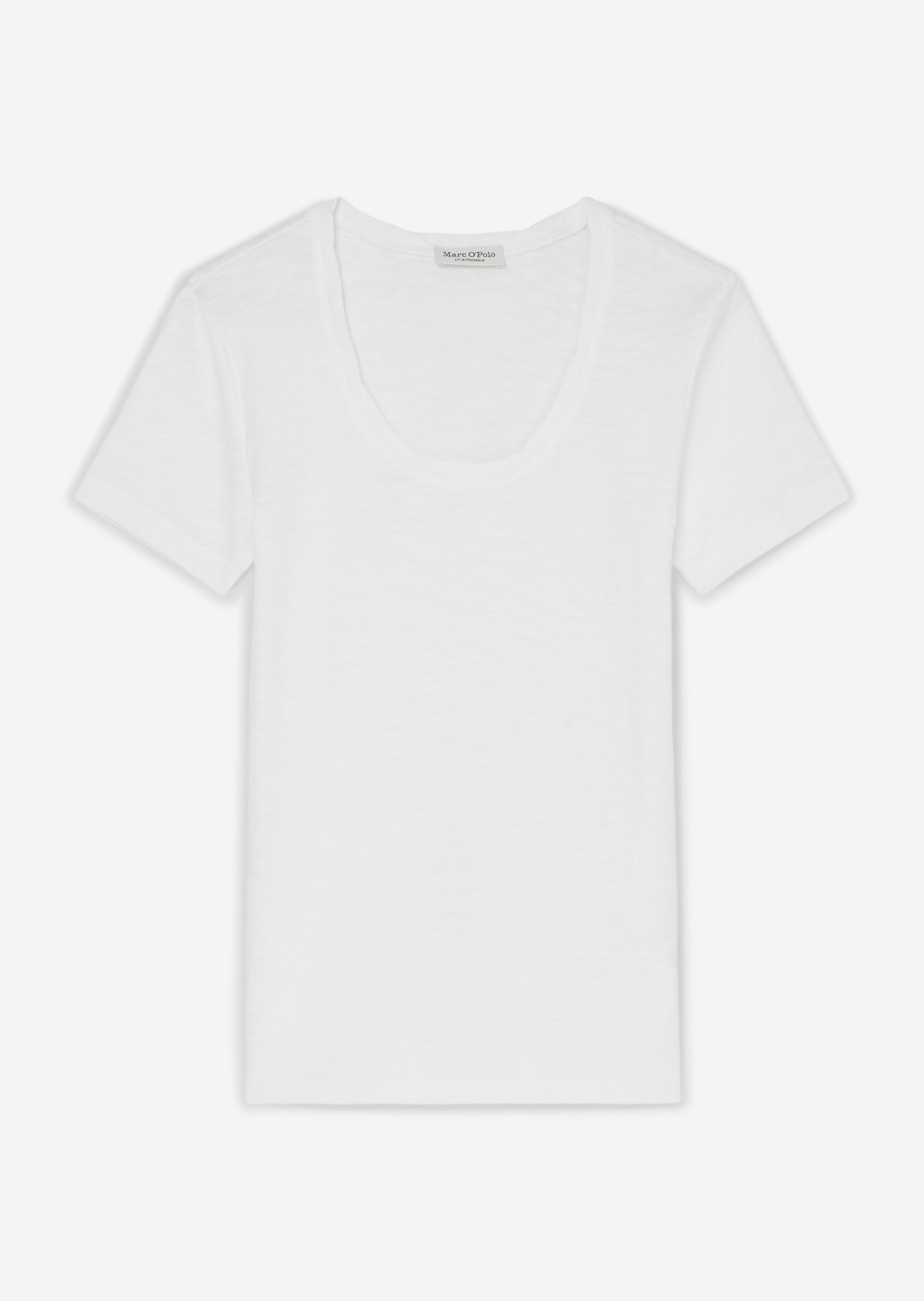 T-Shirt regularaus Slub-Jersey