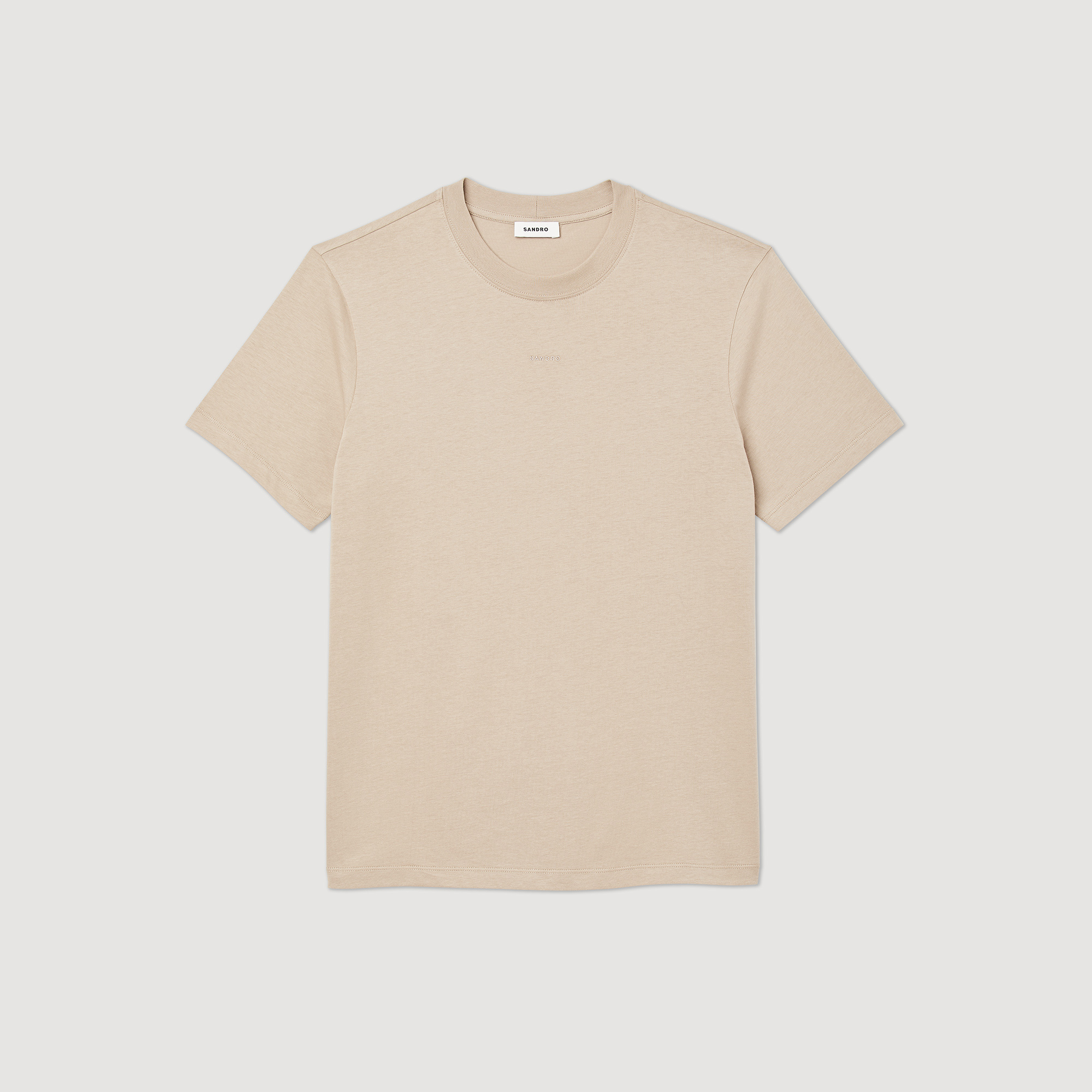 T-shirt brode Sandro en coton biologique