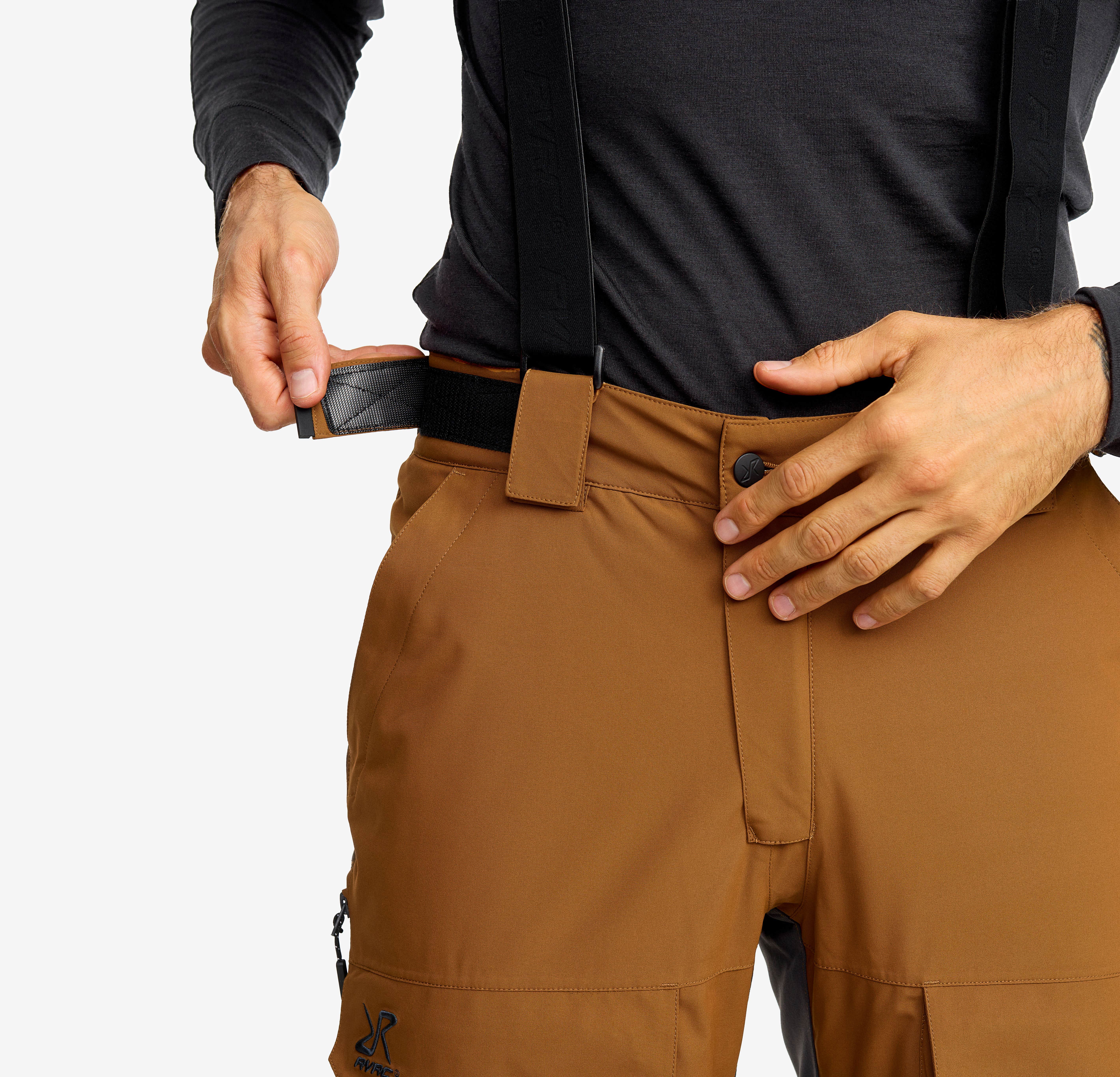 Halo 2L Insulated Ski Pants Herre Rubber